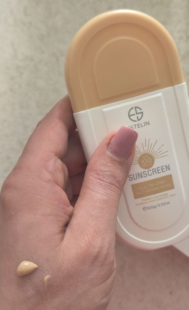 کرم ضد آفتاب رنگی استیلن مدل  SPF 100